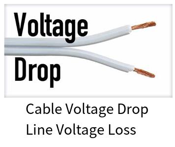 Line Voltage Loss/Cable Voltage Drop Online Calculator