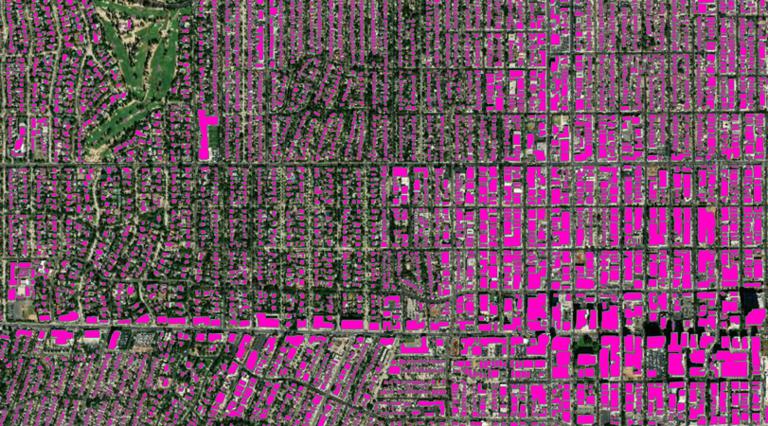 Use tools to extract and standardize construction boundaries from satellite images