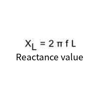 Online calculation of reactance value（XL）